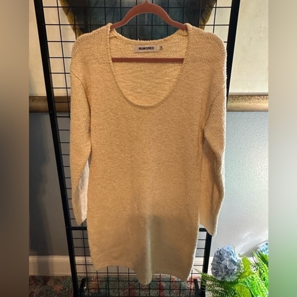 Rumored sweater dress xs new